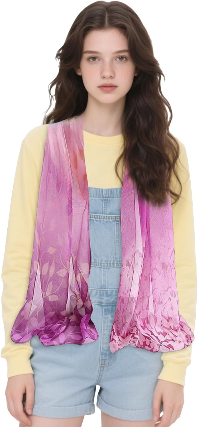 image:imageFAIRYGATE Schals amp Tcher fr Damen Modischer Damen Schal Stola Halstuch Tuch aus Chiffon fr Frhling Sommer GanzjhrigFdkra4316