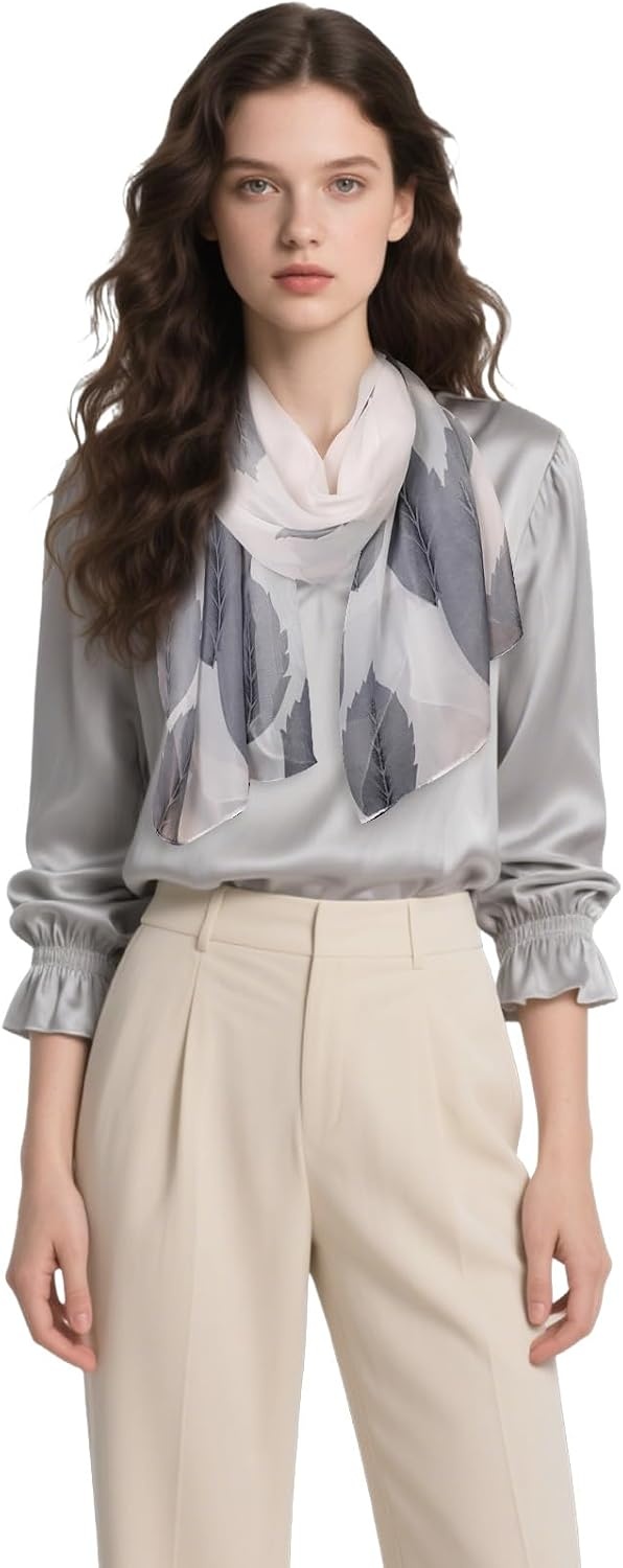 image:imageFAIRYGATE Schals amp Tcher fr Damen Modischer Damen Schal Stola Halstuch Tuch aus Chiffon fr Frhling Sommer GanzjhrigFdkra4319