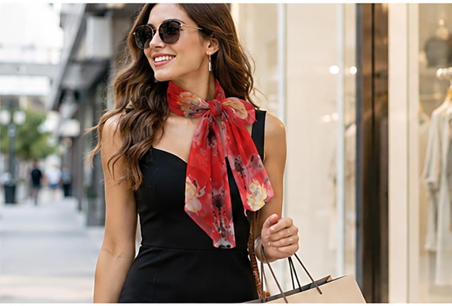 image:imageFAIRYGATE Schals amp Tcher fr Damen Seidenschals Damen Leicht Seidentuch Chiffon Silk Schal Halstuch Tuch Geschenk Frauen 20A41DA4120
