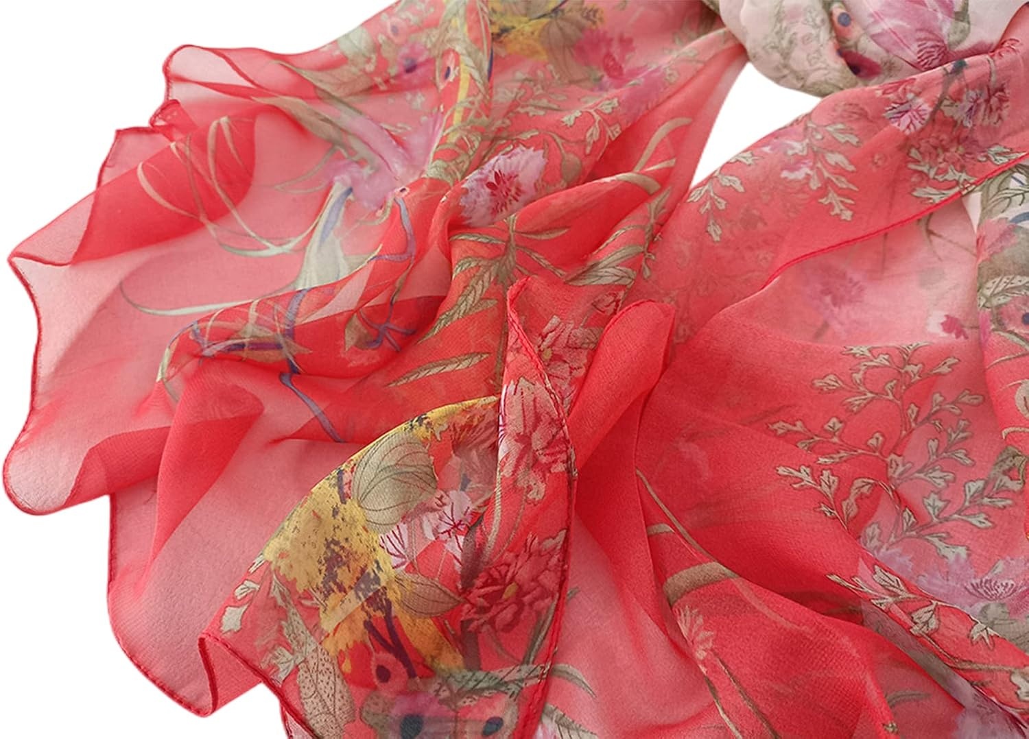 image:imageFAIRYGATE Schals amp Tcher fr Damen Seidenschals Damen Leicht Seidentuch Chiffon Silk Schal Halstuch Tuch Geschenk Frauen 20A41DA4123
