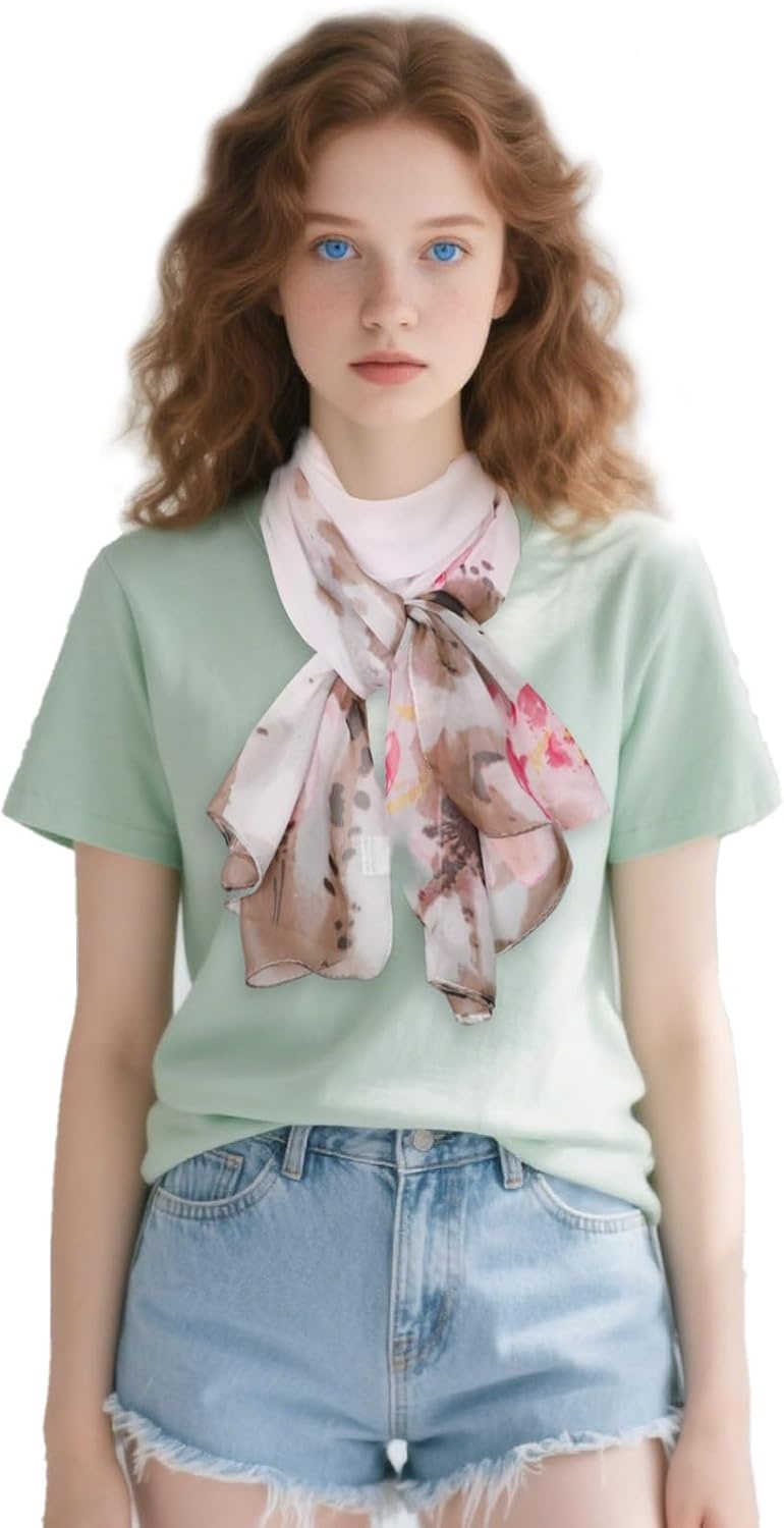 image:imageFAIRYGATE Schals amp Tcher fr Damen Seidenschals Damen Leicht Seidentuch Chiffon Silk Schal Halstuch Tuch Geschenk Frauen 20A41FDKRA4124