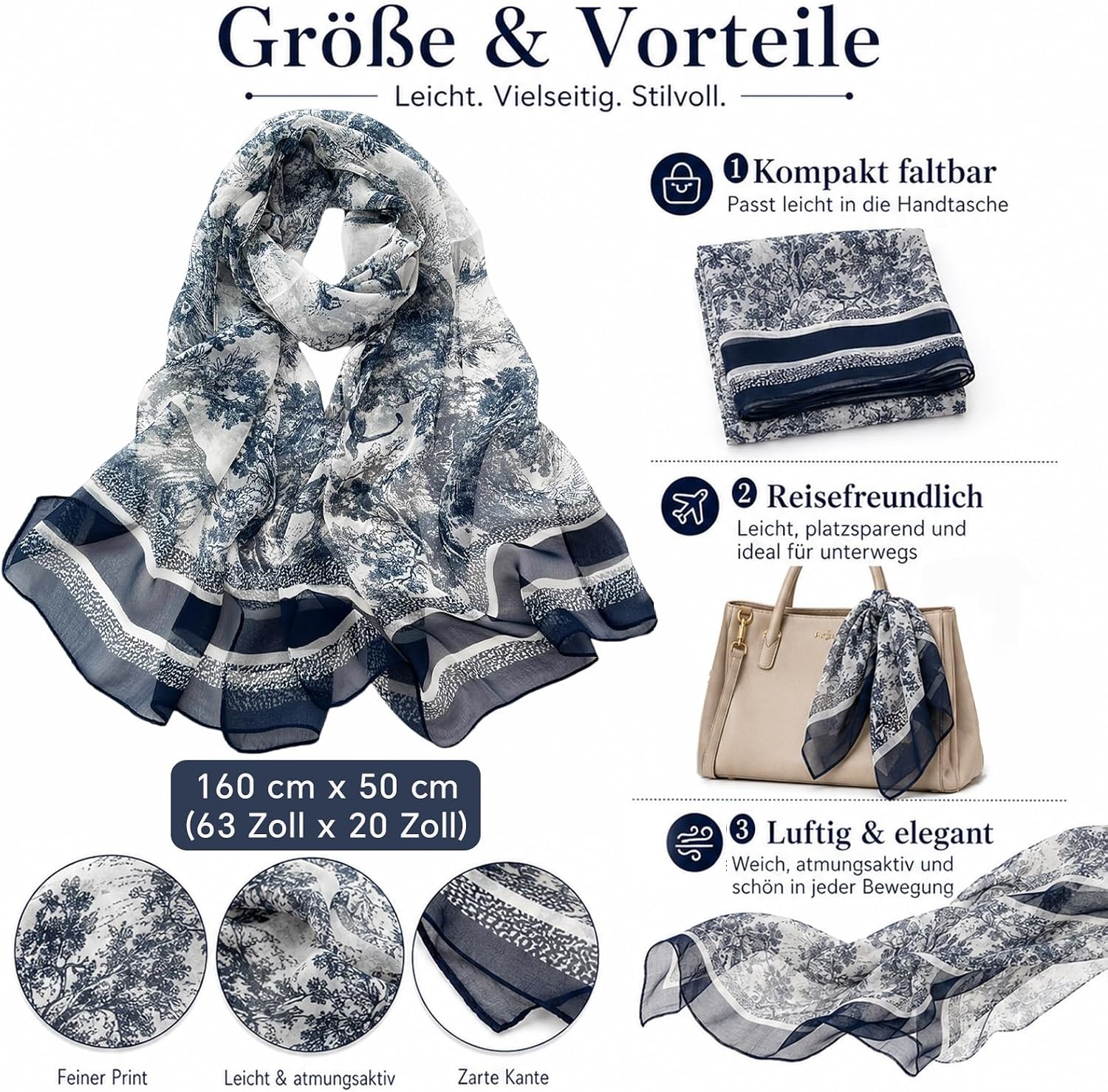 image:imageFAIRYGATE Schals amp Tcher fr Damen Seidenschals Damen Leicht Seidentuch Chiffon Silk Schal Halstuch Tuch Geschenk Frauen 20A41FDKRA5131