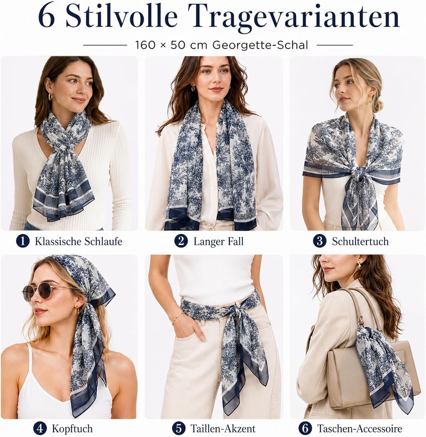 image:imageFAIRYGATE Schals amp Tcher fr Damen Seidenschals Damen Leicht Seidentuch Chiffon Silk Schal Halstuch Tuch Geschenk Frauen 20A41FDKRA5131