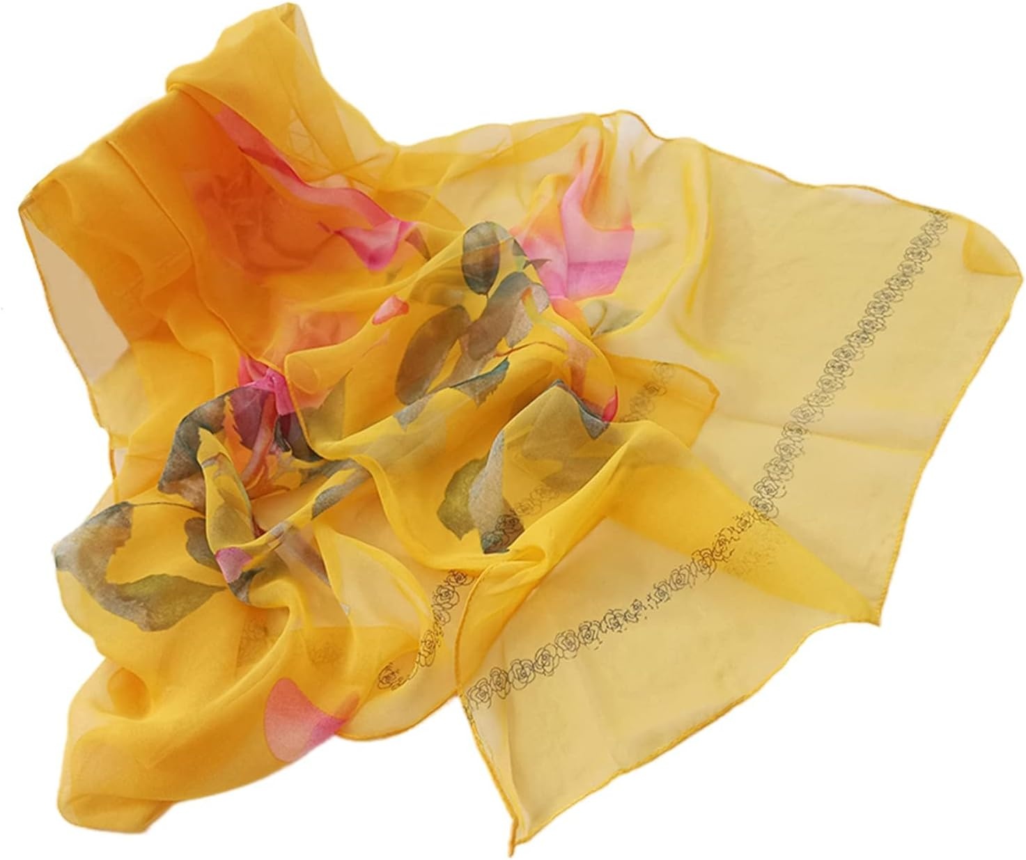 image:imageFAIRYGATE Schals amp Tcher fr Damen Seidenschals Damen Leicht Seidentuch Chiffon Silk Schal Halstuch Tuch Geschenk Frauen 20A41Fdkra5115