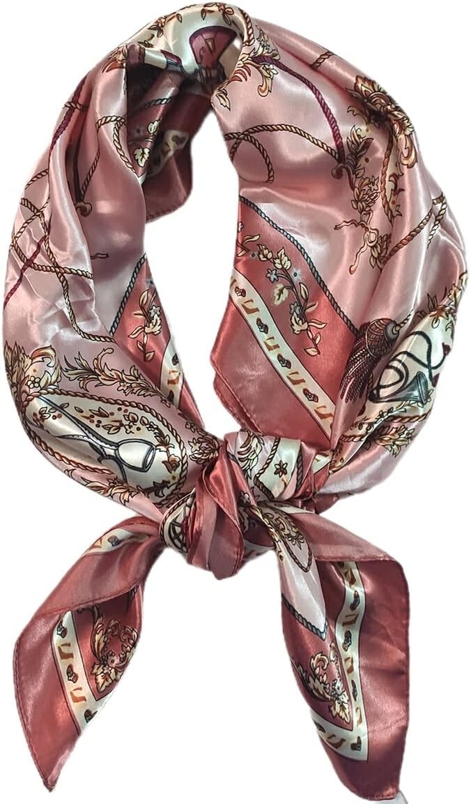 image:imageFAIRYGATE Seide Schal Damen Halstcher Seidentuch Schals Halstuch Seidenschal Scarf Bandana Taschentuch Handgelenk Kopftcher Einheitsgre 7878007