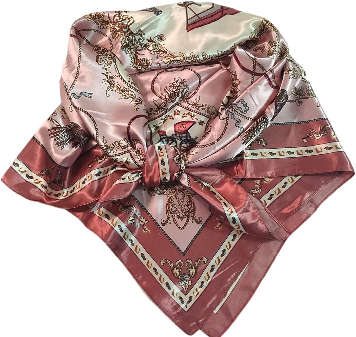 image:imageFAIRYGATE Seide Schal Damen Halstcher Seidentuch Schals Halstuch Seidenschal Scarf Bandana Taschentuch Handgelenk Kopftcher Einheitsgre 7878007