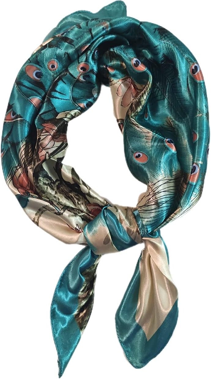 image:imageFAIRYGATE Seide Schal Damen Halstcher Seidentuch Schals Halstuch Seidenschal Scarf Bandana Taschentuch Handgelenk Kopftcher Einheitsgre 7878014