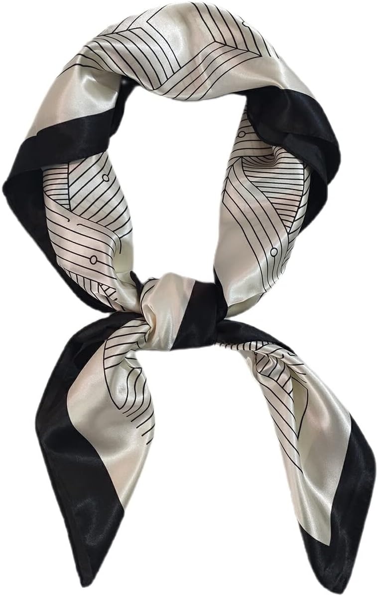 image:imageFAIRYGATE Seide Schal Damen Halstcher Seidentuch Schals Halstuch Seidenschal Scarf Bandana Taschentuch Handgelenk Kopftcher Einheitsgre 7878015