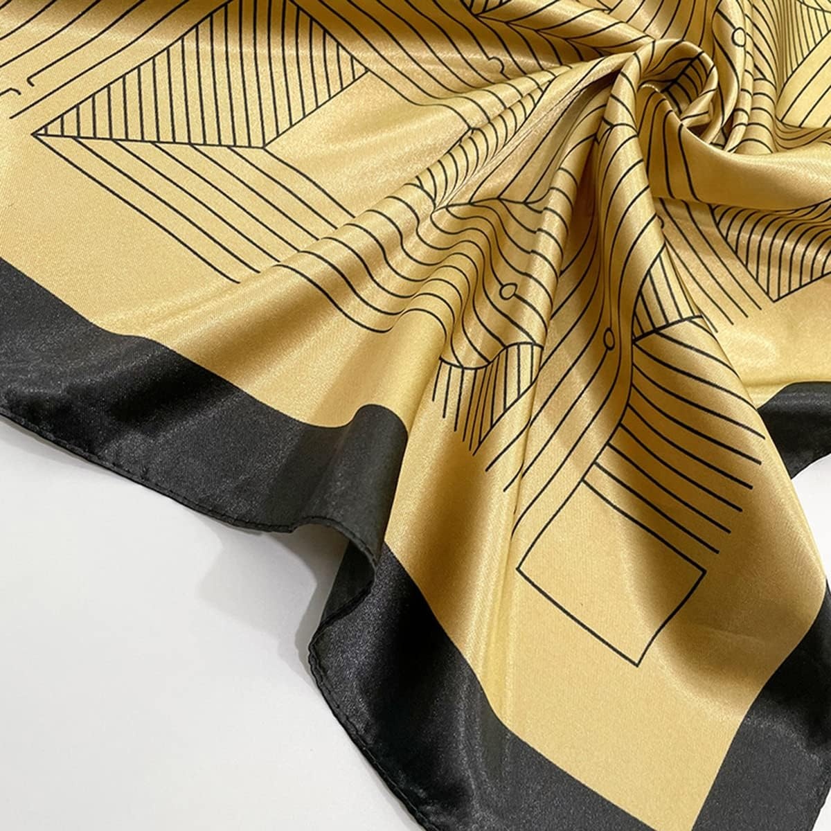 image:imageFAIRYGATE Seide Schal Damen Halstcher Seidentuch Schals Halstuch Seidenschal Scarf Bandana Taschentuch Handgelenk Kopftcher Einheitsgre 7878016