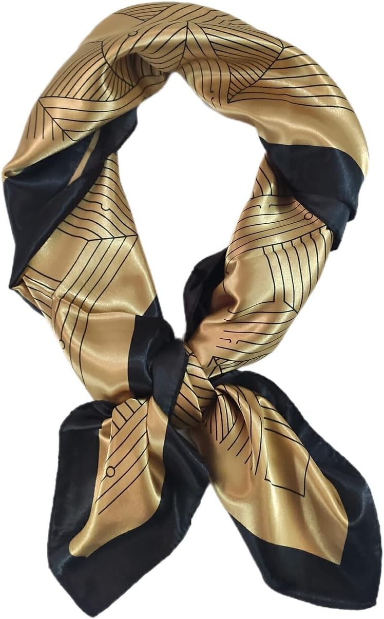 image:imageFAIRYGATE Seide Schal Damen Halstcher Seidentuch Schals Halstuch Seidenschal Scarf Bandana Taschentuch Handgelenk Kopftcher Einheitsgre 7878016