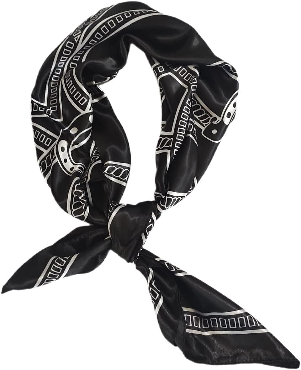 image:imageFAIRYGATE Seide Schal Damen Halstcher Seidentuch Schals Halstuch Seidenschal Scarf Bandana Taschentuch Handgelenk Kopftcher Einheitsgre 7878017