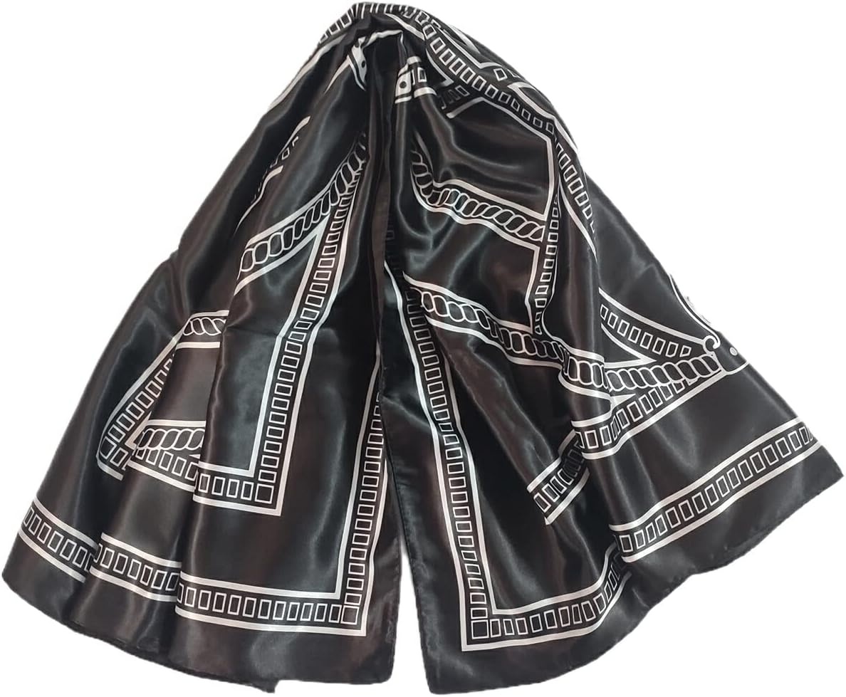 image:imageFAIRYGATE Seide Schal Damen Halstcher Seidentuch Schals Halstuch Seidenschal Scarf Bandana Taschentuch Handgelenk Kopftcher Einheitsgre 7878017