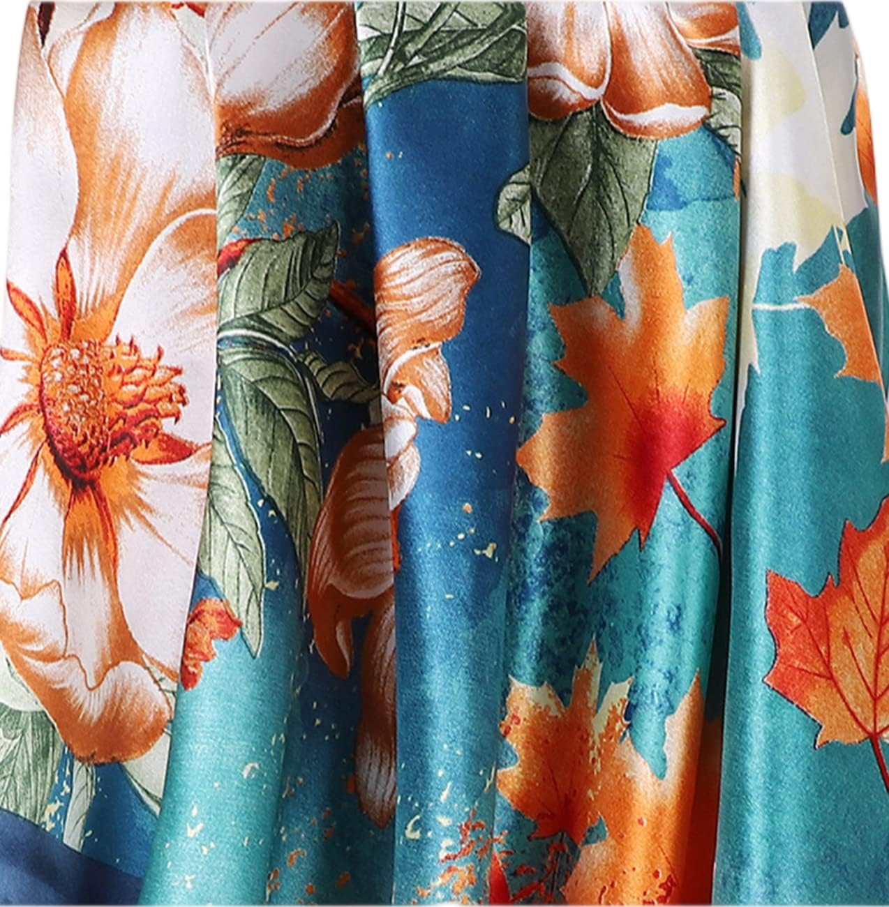 image:imageFAIRYGATE Seide Schal Damen Halstcher Seidentuch Schals Halstuch Seidenschal Scarf Bandana Taschentuch Handgelenk Kopftcher Einheitsgre 78D90022