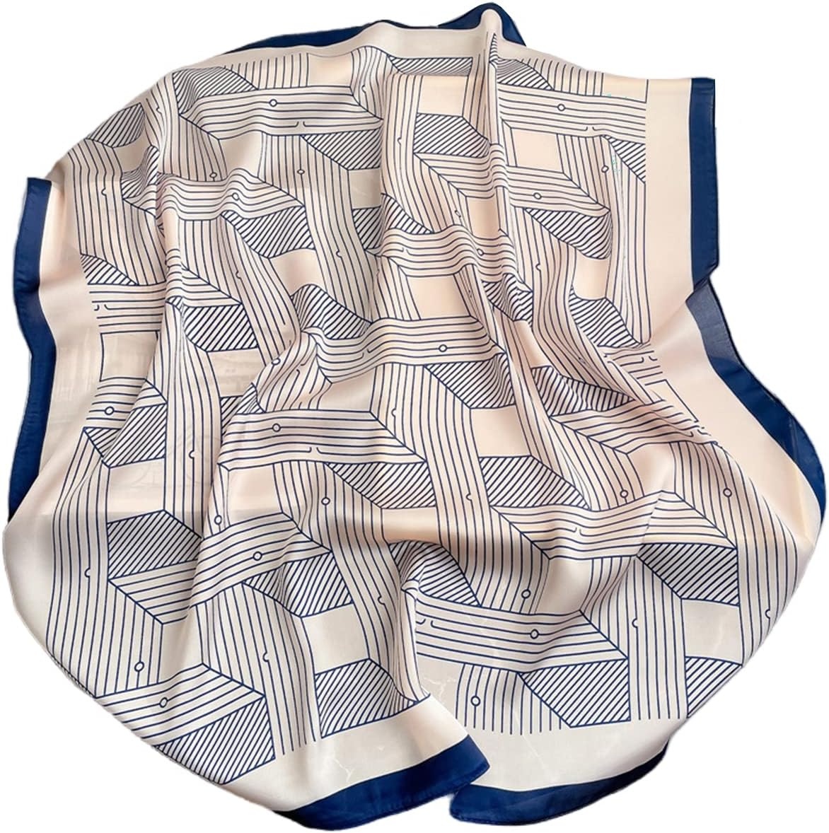 image:imageFAIRYGATE Seide Schal Damen Halstcher Seidentuch Schals Halstuch Seidenschal Scarf Bandana Taschentuch Handgelenk Kopftcher Einheitsgre 78Fdas28009