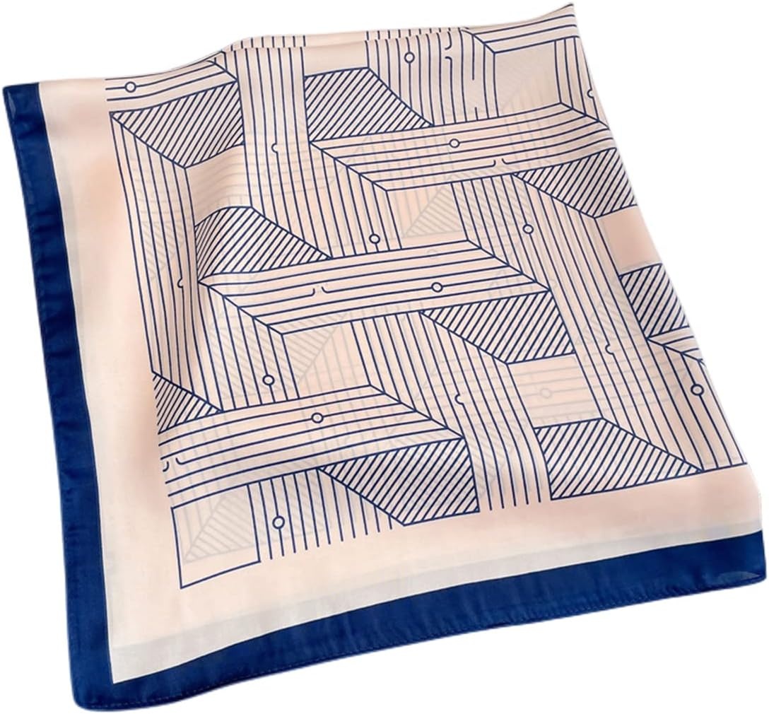 image:imageFAIRYGATE Seide Schal Damen Halstcher Seidentuch Schals Halstuch Seidenschal Scarf Bandana Taschentuch Handgelenk Kopftcher Einheitsgre 78Fdas28009