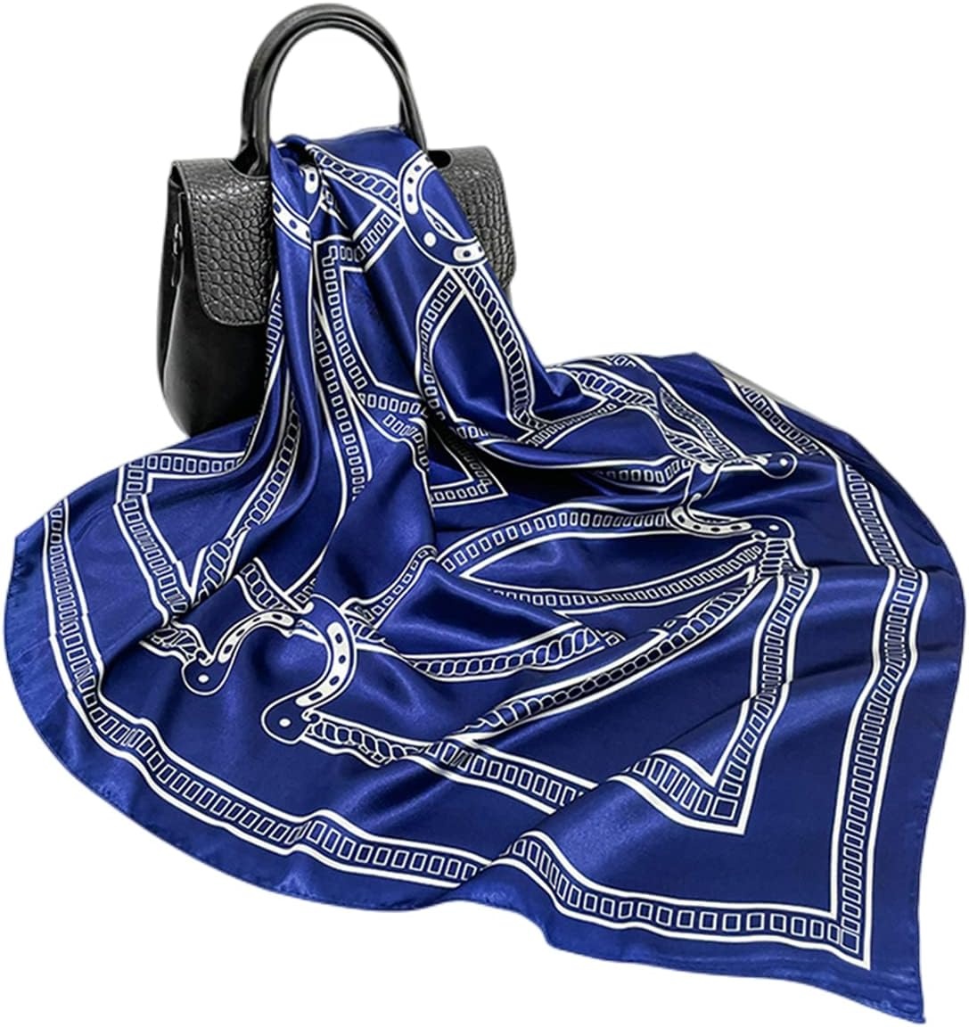 image:imageFAIRYGATE Seide Schal Damen Halstcher Seidentuch Schals Halstuch Seidenschal Scarf Bandana Taschentuch Handgelenk Kopftcher Einheitsgre 78Fdas28012