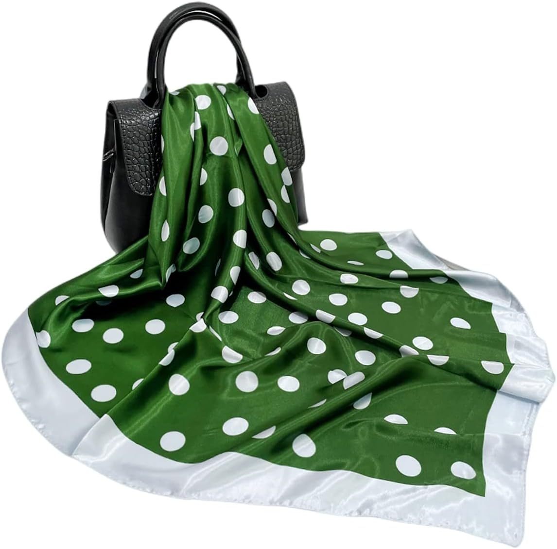 image:imageFAIRYGATE Seide Schal Damen Halstcher Seidentuch Schals Halstuch Seidenschal Scarf Bandana Taschentuch Handgelenk Kopftcher Einheitsgre 78Fdas28015