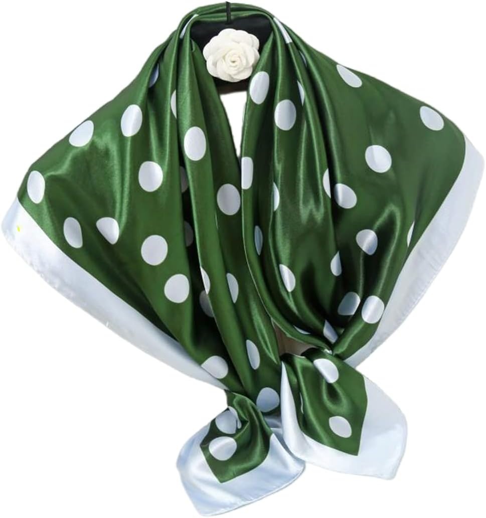 image:imageFAIRYGATE Seide Schal Damen Halstcher Seidentuch Schals Halstuch Seidenschal Scarf Bandana Taschentuch Handgelenk Kopftcher Einheitsgre 78Fdas28015