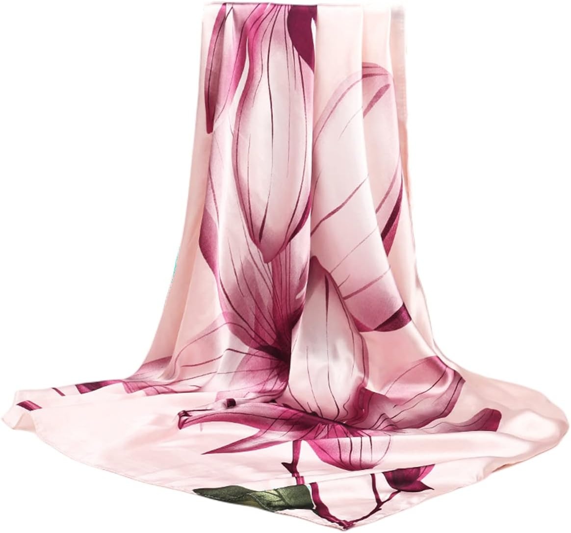 image:imageFAIRYGATE Seide Schal Damen Halstcher Seidentuch Schals Halstuch Seidenschal Scarf Bandana Taschentuch Handgelenk Kopftcher Einheitsgre 78Fdas28018