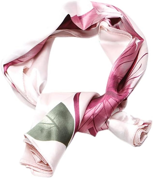 image:imageFAIRYGATE Seide Schal Damen Halstcher Seidentuch Schals Halstuch Seidenschal Scarf Bandana Taschentuch Handgelenk Kopftcher Einheitsgre 78Fdas28018