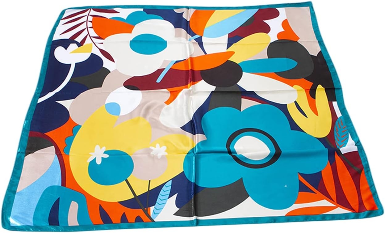 image:imageFAIRYGATE Seide Schal Damen Halstcher Seidentuch Schals Halstuch Seidenschal Scarf Bandana Taschentuch Handgelenk Kopftcher Einheitsgre 78Fdas28023