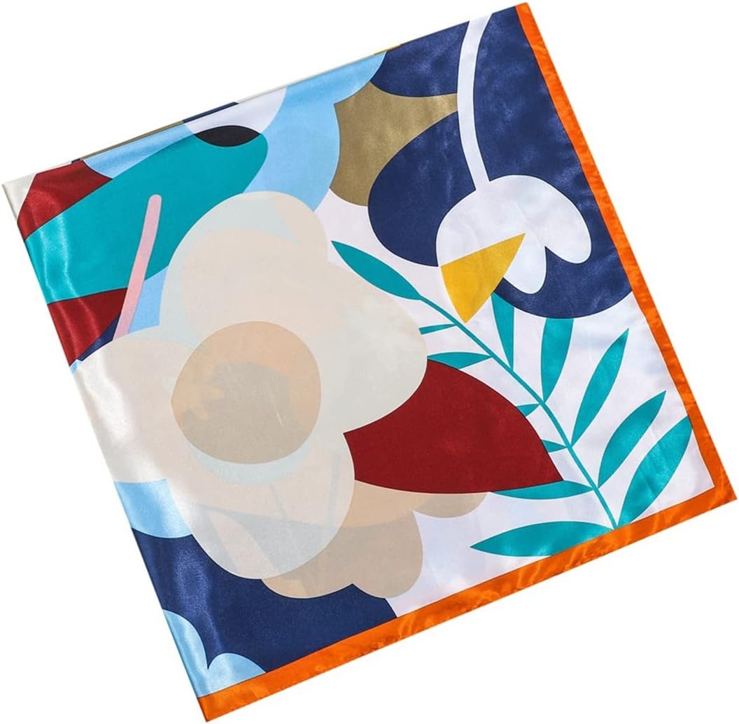 image:imageFAIRYGATE Seide Schal Damen Halstcher Seidentuch Schals Halstuch Seidenschal Scarf Bandana Taschentuch Handgelenk Kopftcher Einheitsgre 78Fdas28025
