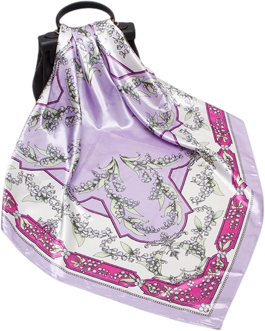 image:imageFAIRYGATE Seide Schal Damen Halstcher Seidentuch Schals Halstuch Seidenschal Scarf Bandana Taschentuch Handgelenk Kopftcher Einheitsgre 78Fdgh73014