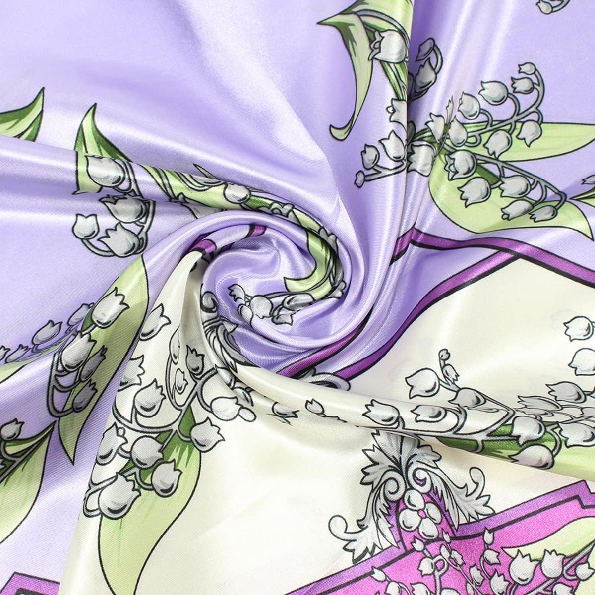 image:imageFAIRYGATE Seide Schal Damen Halstcher Seidentuch Schals Halstuch Seidenschal Scarf Bandana Taschentuch Handgelenk Kopftcher Einheitsgre 78Fdgh73014