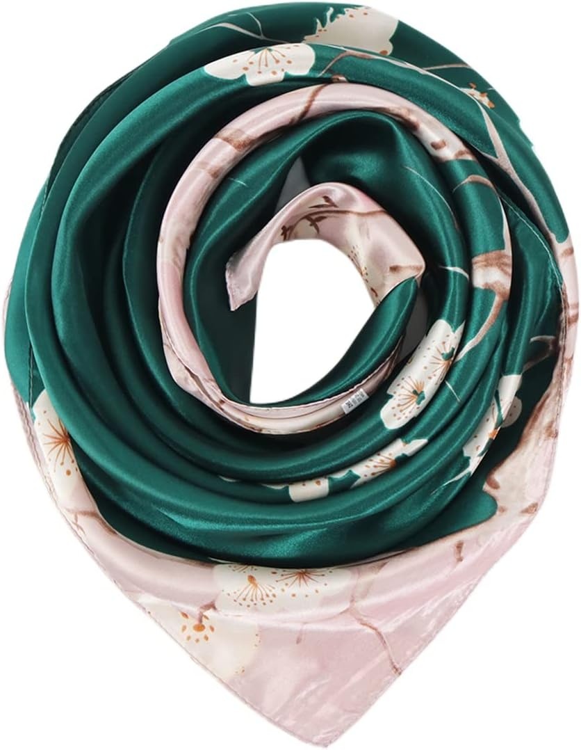 image:imageFAIRYGATE Seide Schal Damen Halstcher Seidentuch Schals Halstuch Seidenschal Scarf Bandana Taschentuch Handgelenk Kopftcher Einheitsgre 78Fdgh91008