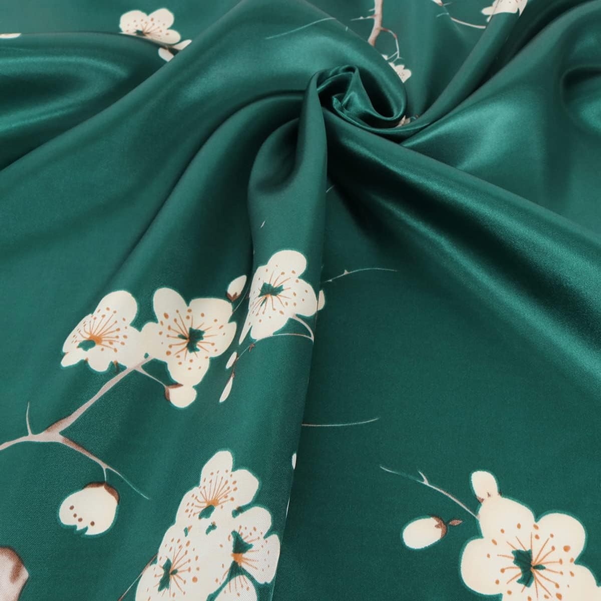 image:imageFAIRYGATE Seide Schal Damen Halstcher Seidentuch Schals Halstuch Seidenschal Scarf Bandana Taschentuch Handgelenk Kopftcher Einheitsgre 78Fdgh91008