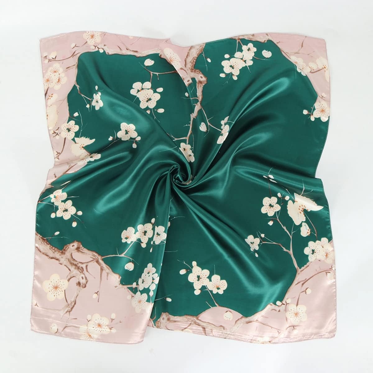 image:imageFAIRYGATE Seide Schal Damen Halstcher Seidentuch Schals Halstuch Seidenschal Scarf Bandana Taschentuch Handgelenk Kopftcher Einheitsgre 78Fdgh91008