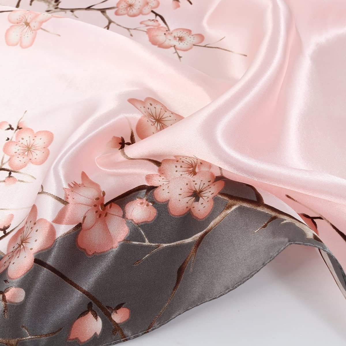 image:imageFAIRYGATE Seide Schal Damen Halstcher Seidentuch Schals Halstuch Seidenschal Scarf Bandana Taschentuch Handgelenk Kopftcher Einheitsgre 78Fdgh91009