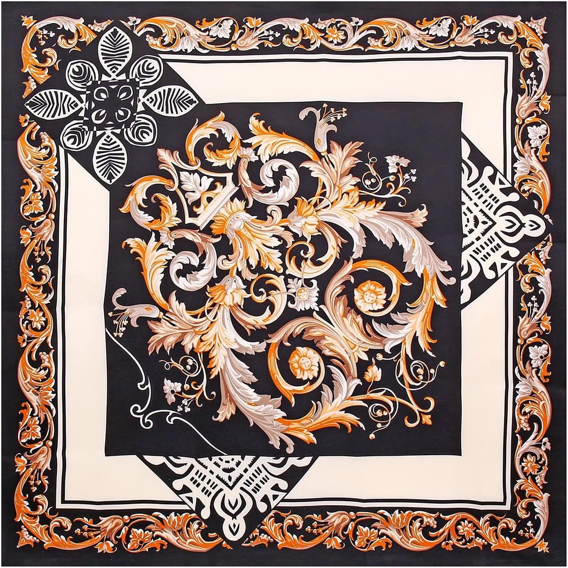 image:imageFAIRYGATE Seide Schal Damen Halstcher Seidentuch Schals Halstuch Seidenschal Scarf Bandana Taschentuch Handgelenk Kopftcher Einheitsgre 78Fdgh91015
