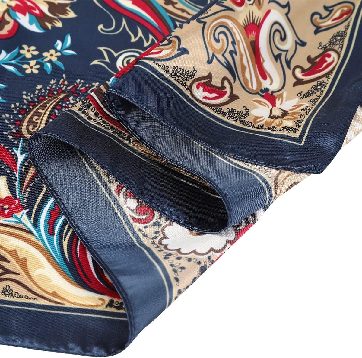 image:imageFAIRYGATE Seide Schal Damen Halstcher Seidentuch Schals Halstuch Seidenschal Scarf Bandana Taschentuch Handgelenk Kopftcher Einheitsgre 78Fdgh91017