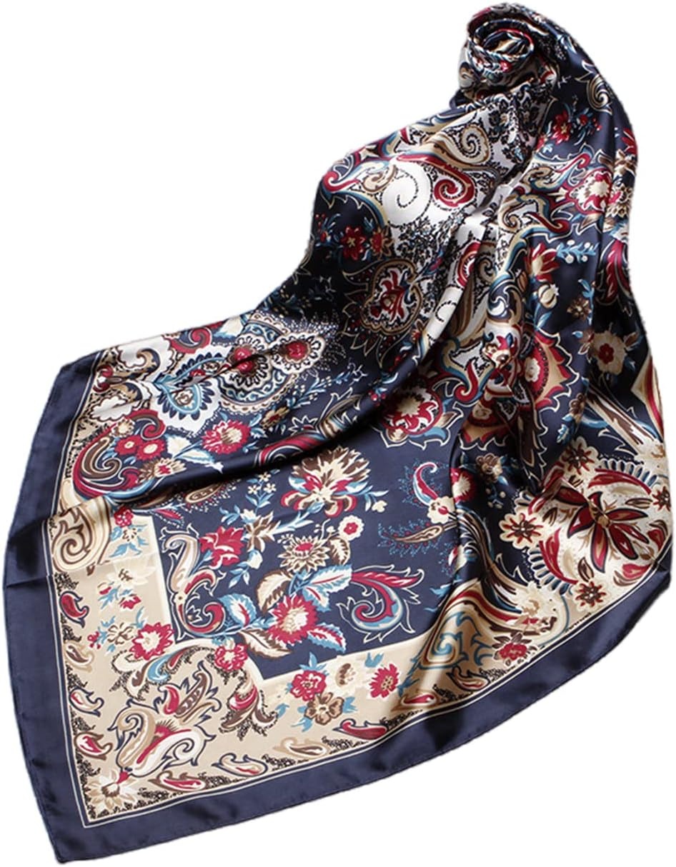 image:imageFAIRYGATE Seide Schal Damen Halstcher Seidentuch Schals Halstuch Seidenschal Scarf Bandana Taschentuch Handgelenk Kopftcher Einheitsgre 78Fdhzl61023