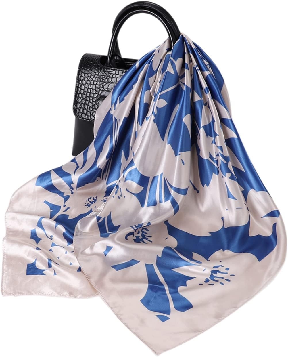 image:imageFAIRYGATE Seide Schal Damen Halstcher Seidentuch Schals Halstuch Seidenschal Scarf Bandana Taschentuch Handgelenk Kopftcher Einheitsgre 78Fdhzl76024