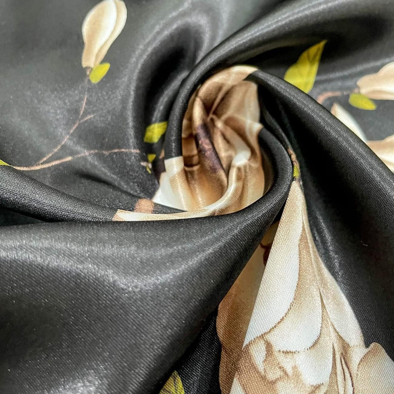 image:imageFAIRYGATE Seide Schal Damen Halstcher Seidentuch Schals Halstuch Seidenschal Scarf Bandana Taschentuch Handgelenk Kopftcher Einheitsgre 78Fdhzl77020