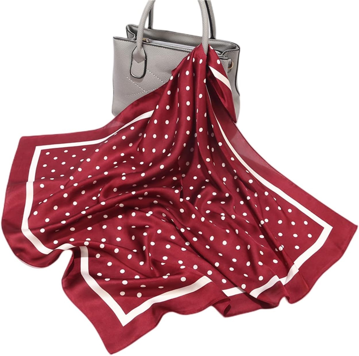image:imageFAIRYGATE Seide Schal Damen Halstcher Seidentuch Schals Halstuch Seidenschal Scarf Bandana Taschentuch Handgelenk Kopftcher Einheitsgre 78Fdwxa2417