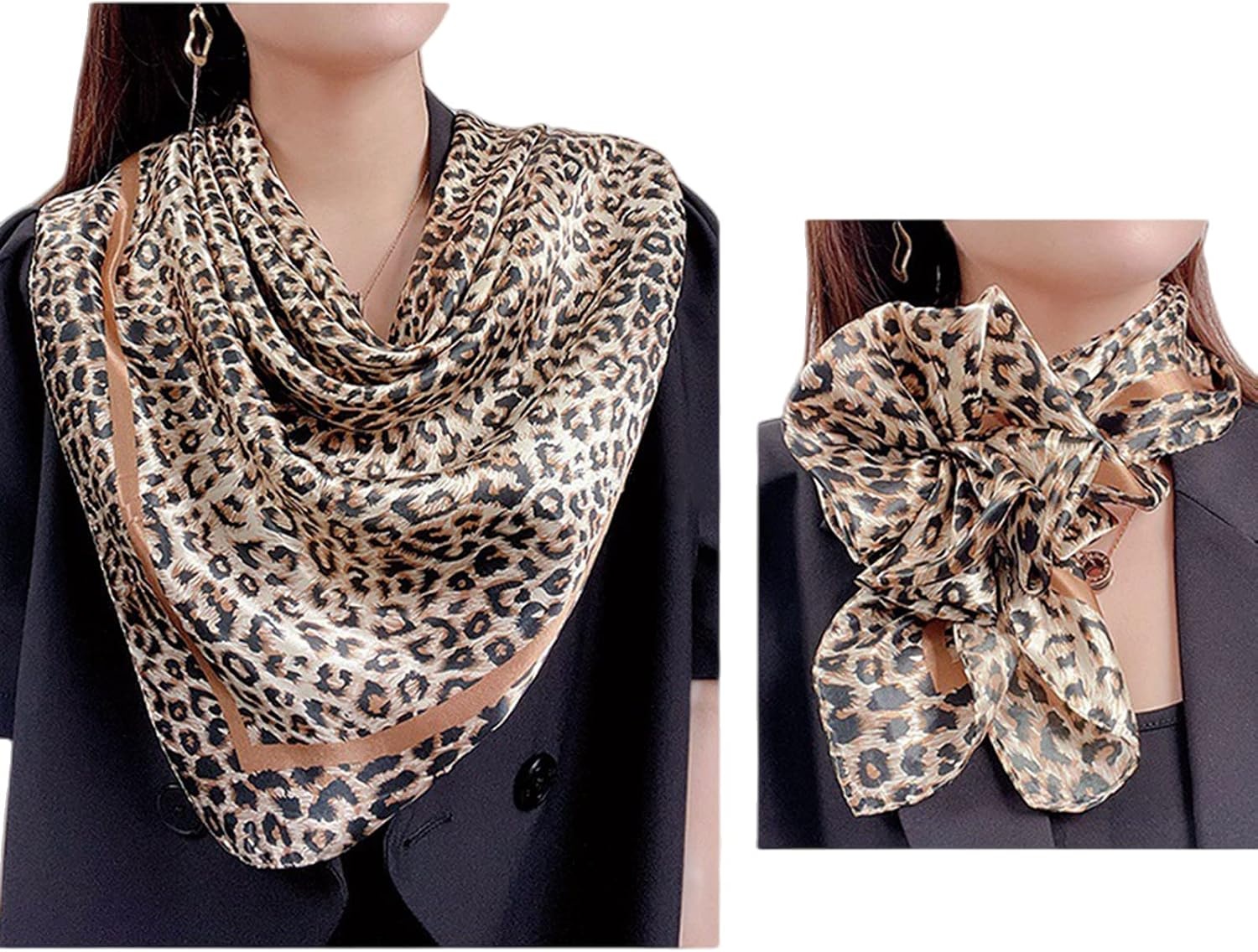image:imageFAIRYGATE Seide Schal Damen Halstcher Seidentuch Schals Halstuch Seidenschal Scarf Bandana Taschentuch Handgelenk Kopftcher Einheitsgre 78Fdwxa2425