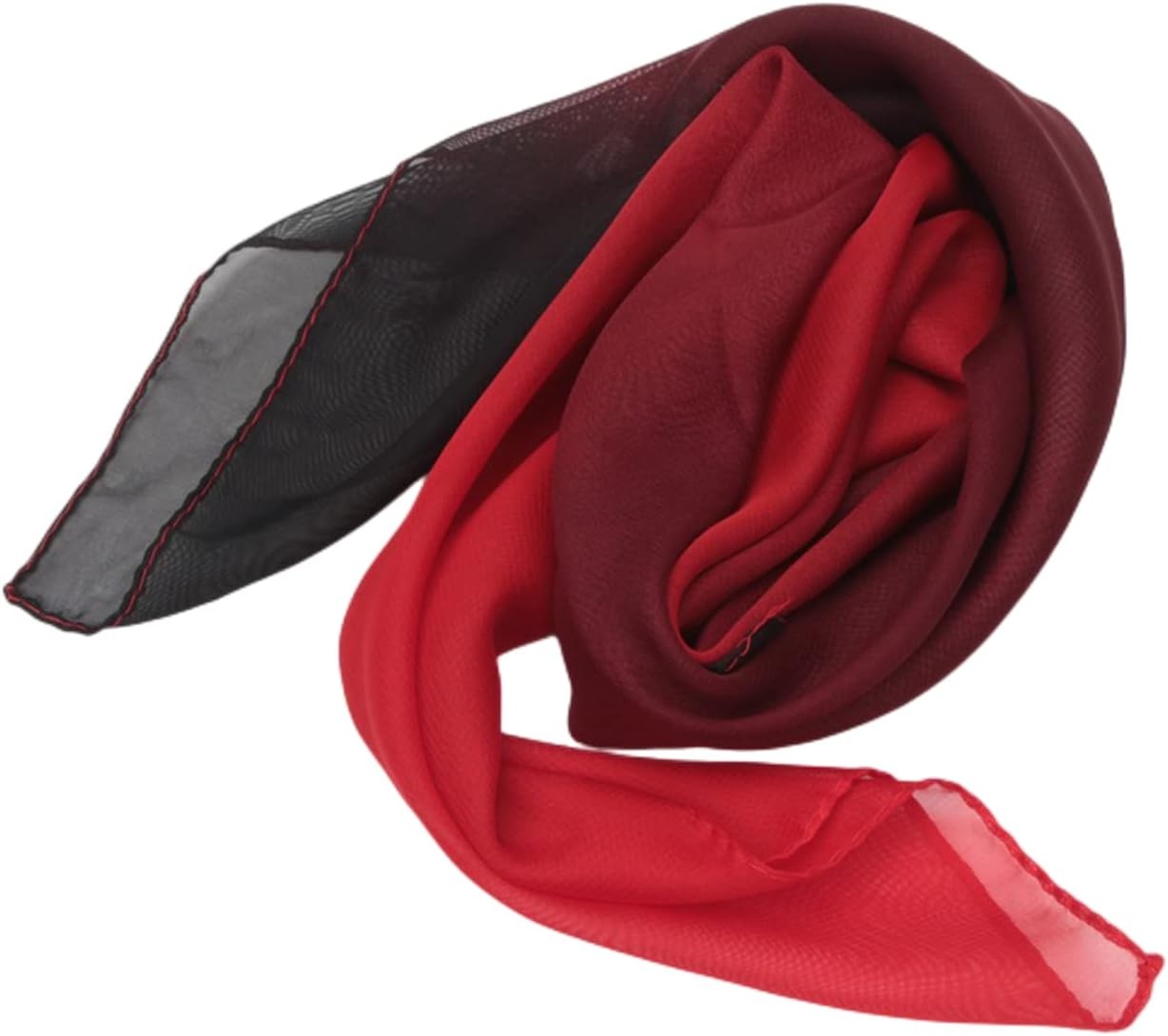 image:imageFAIRYGATE Seidenschal Damen Chiffon Elegante Seidentuch Haare Satintuch Halstuch Bandana Tuch Kopftcher Taschentuch Ansatz Scarf DA27Da2715