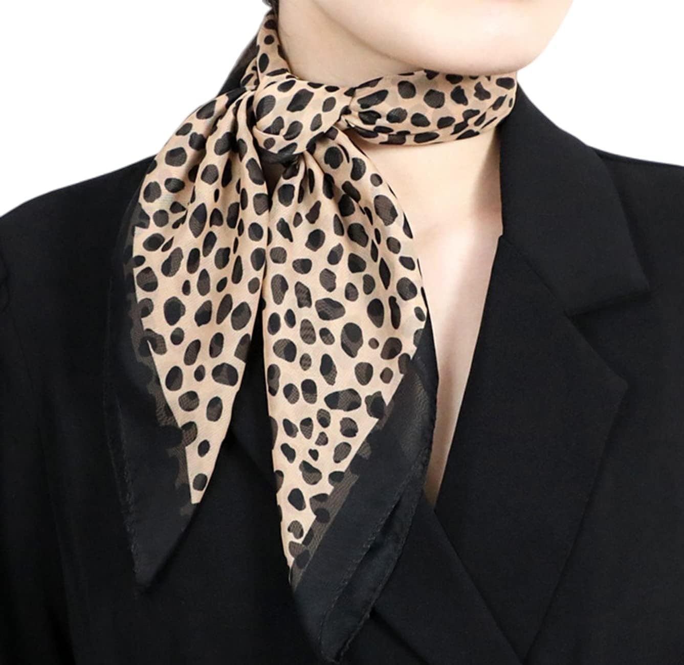image:imageFAIRYGATE Seidenschal Damen Chiffon Elegante Seidentuch Haare Satintuch Halstuch Bandana Tuch Kopftcher Taschentuch Ansatz Scarf DA27Fdwxa2812