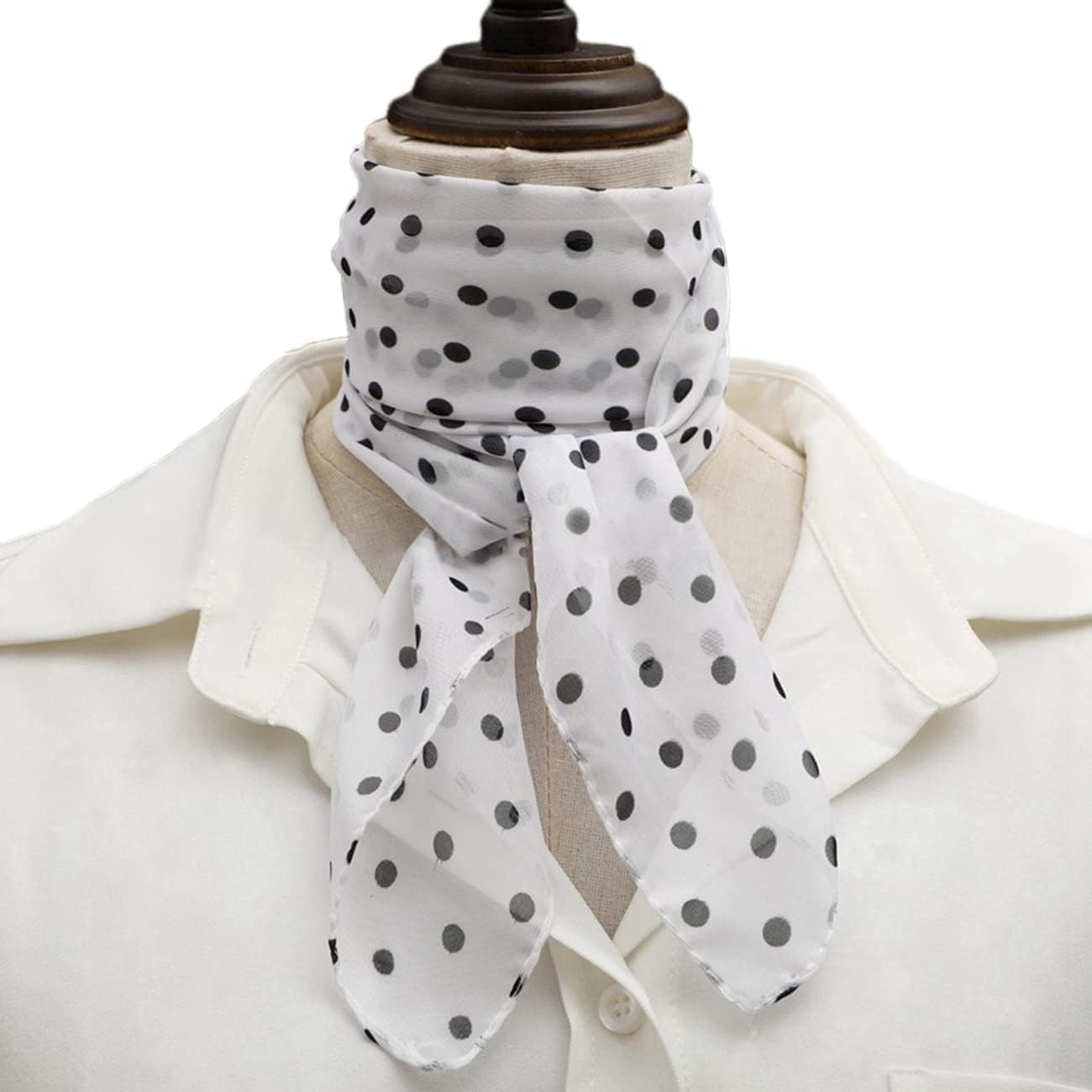 image:imageFAIRYGATE Seidenschal Damen Chiffon Elegante Seidentuch Haare Satintuch Halstuch Bandana Tuch Kopftcher Taschentuch Ansatz Scarf DA27Fdwxa2822