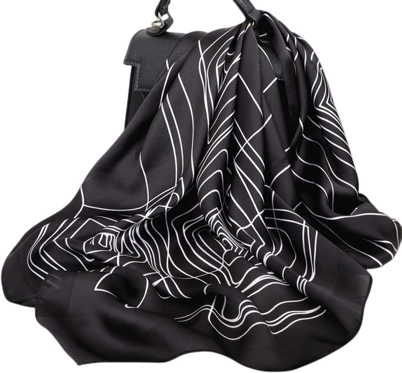 image:imageFAIRYGATE Seidentuch Damen Seidentuch Seide Leicht Seidenschal Bandana Halstuch Kopftuch Elegante Schal Tuch Geschenk fr Frauen DA21Da2112