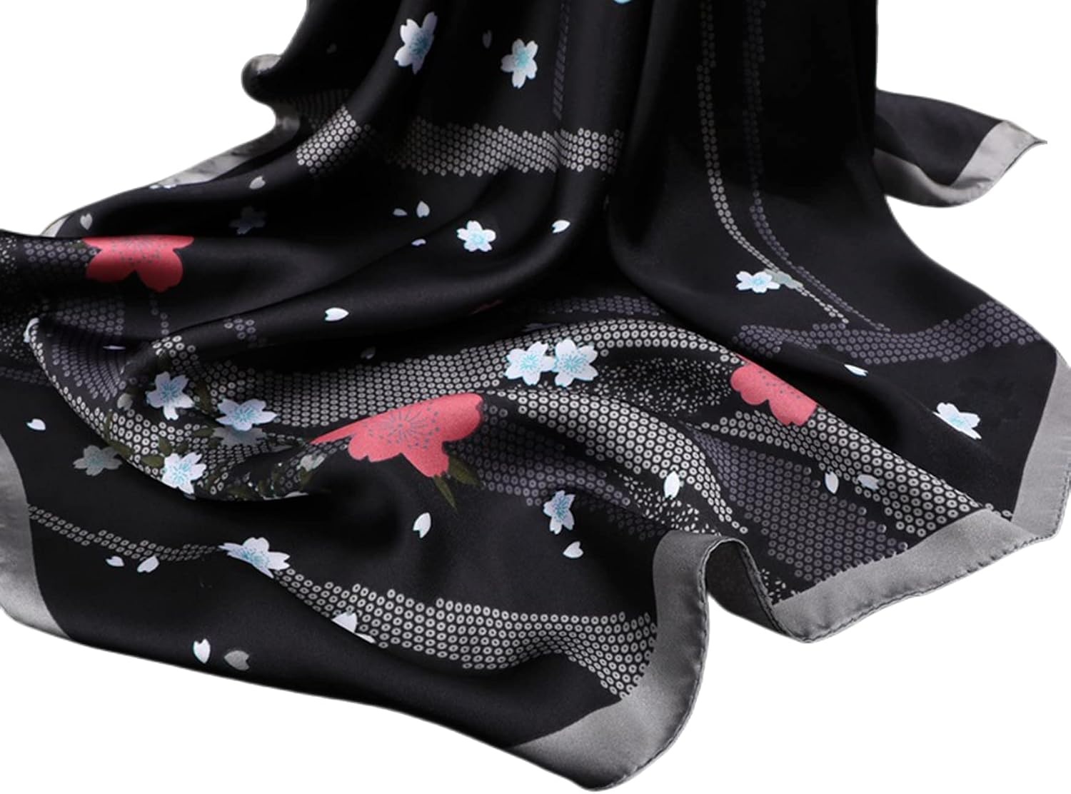 image:imageFAIRYGATE Seidentuch Damen Seidentuch Seide Leicht Seidenschal Bandana Halstuch Kopftuch Elegante Schal Tuch Geschenk fr Frauen DA21Da2118