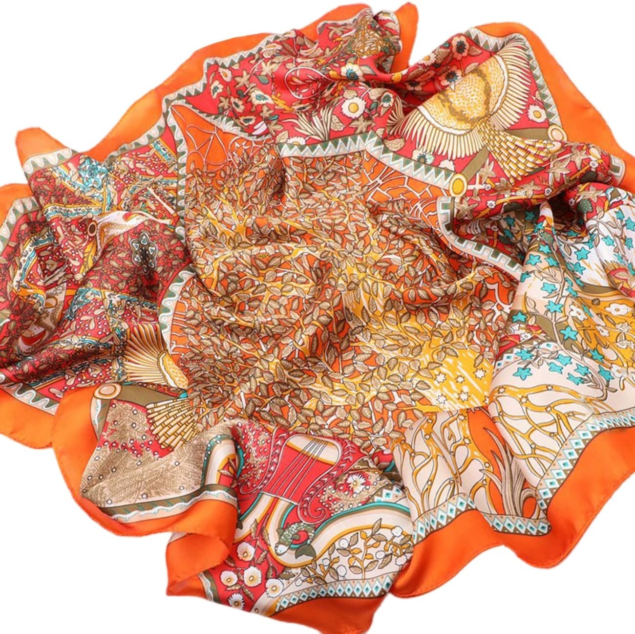 image:imageFAIRYGATE Seidentuch Damen Seidentuch Seide Leicht Seidenschal Bandana Halstuch Kopftuch Elegante Schal Tuch Geschenk fr Frauen DA21Da2122