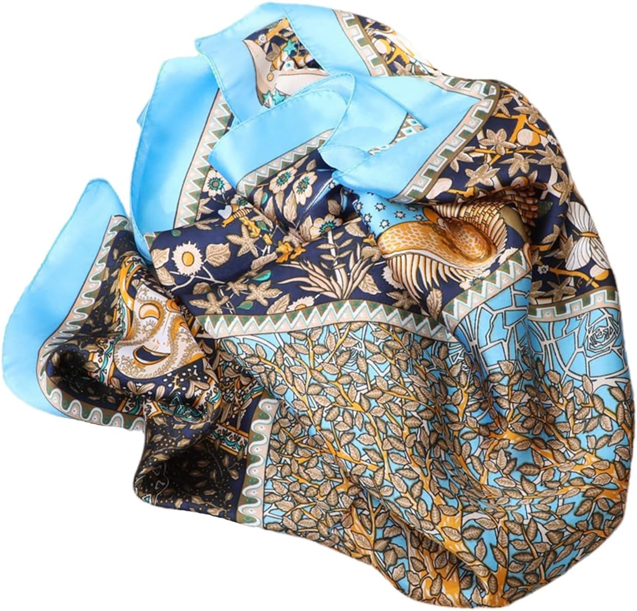 image:imageFAIRYGATE Seidentuch Damen Seidentuch Seide Leicht Seidenschal Bandana Halstuch Kopftuch Elegante Schal Tuch Geschenk fr Frauen DA21Da2124