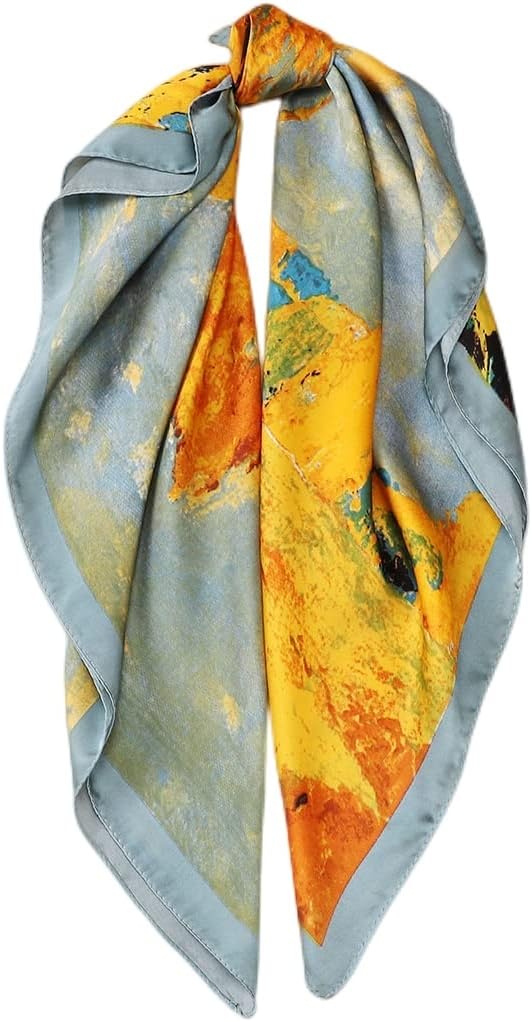 image:imageFAIRYGATE Seidentuch Damen Seidentuch Seide Leicht Seidenschal Bandana Halstuch Kopftuch Elegante Schal Tuch Geschenk fr Frauen DA21Fdas29010