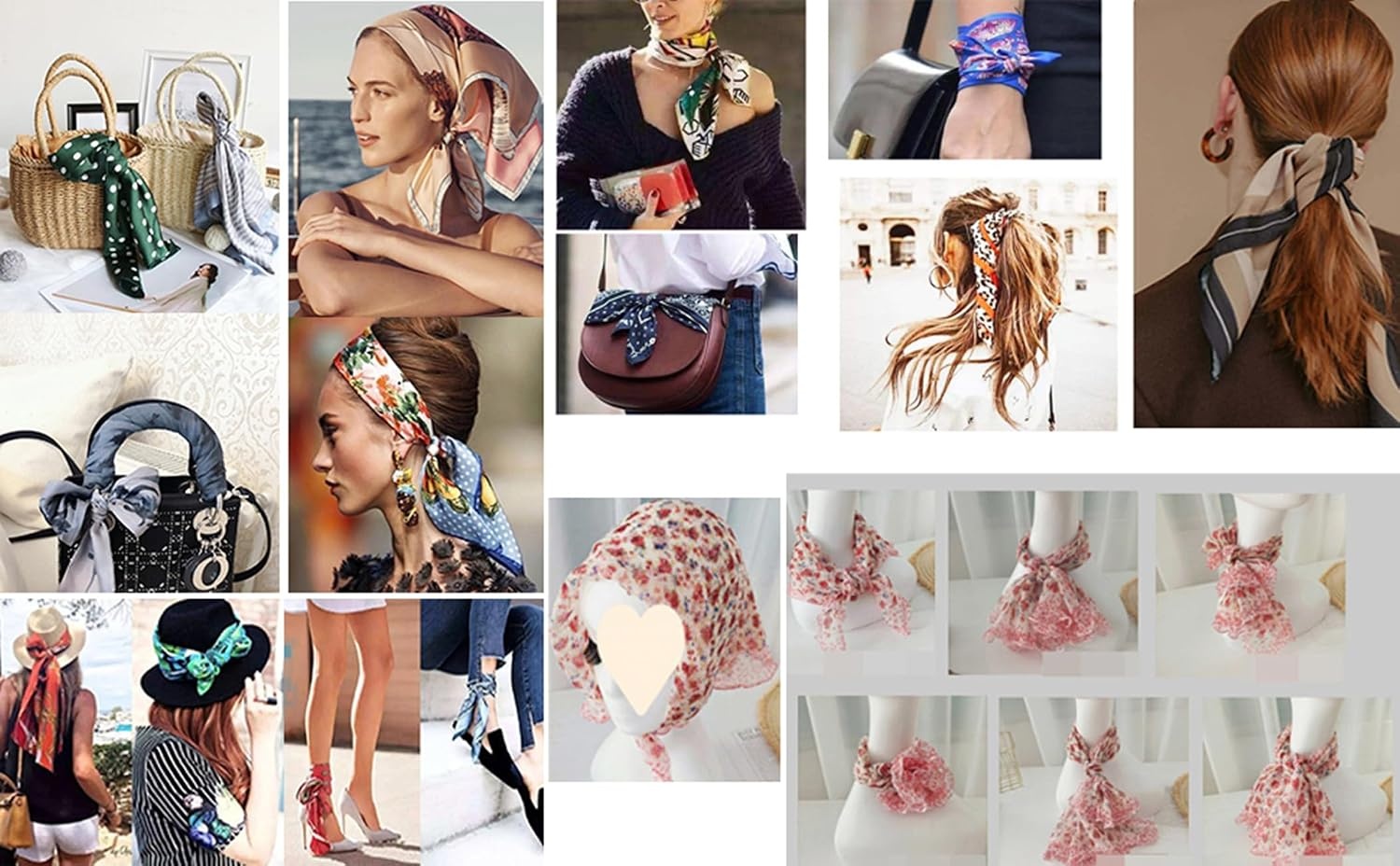 image:imageFAIRYGATE Seidentuch Damen Seidentuch Seide Leicht Seidenschal Bandana Halstuch Kopftuch Elegante Schal Tuch Geschenk fr Frauen DA21Fdas29011