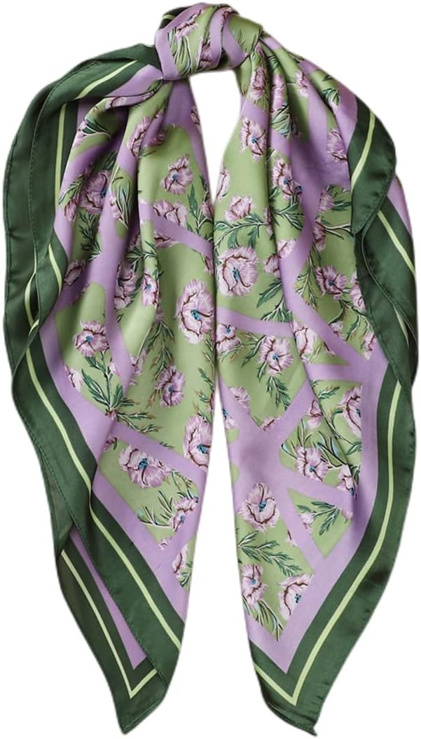 image:imageFAIRYGATE Seidentuch Damen Seidentuch Seide Leicht Seidenschal Bandana Halstuch Kopftuch Elegante Schal Tuch Geschenk fr Frauen DA21Fdas29022