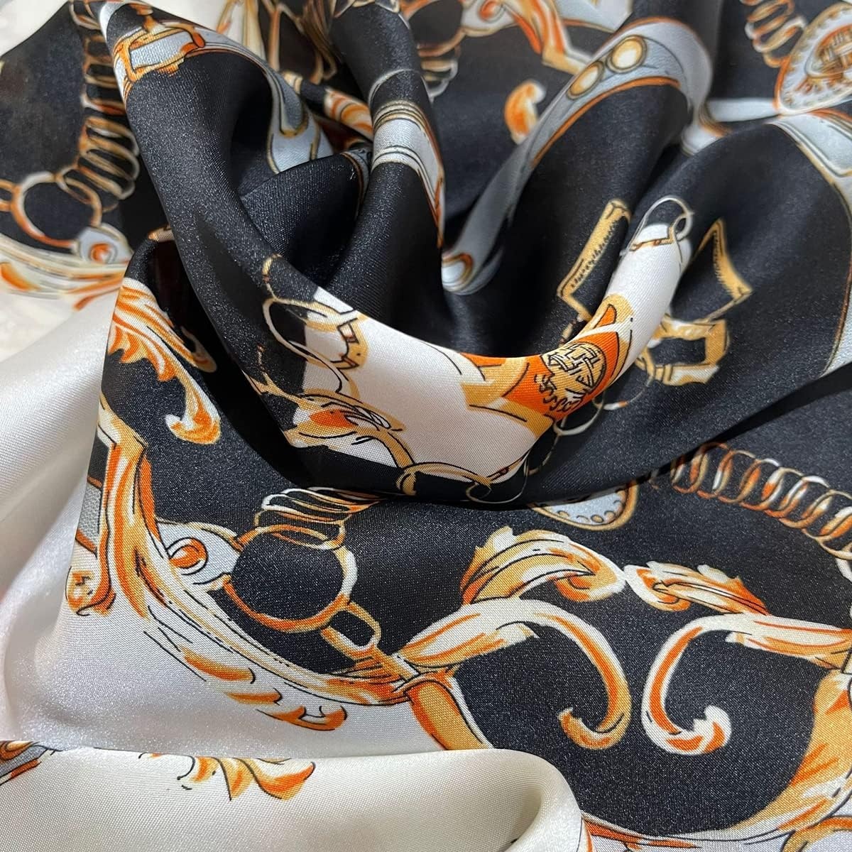 image:imageFAIRYGATE Seidentuch Damen Seidentuch Seide Leicht Seidenschal Bandana Halstuch Kopftuch Elegante Schal Tuch Geschenk fr Frauen DA21Fdgh96010